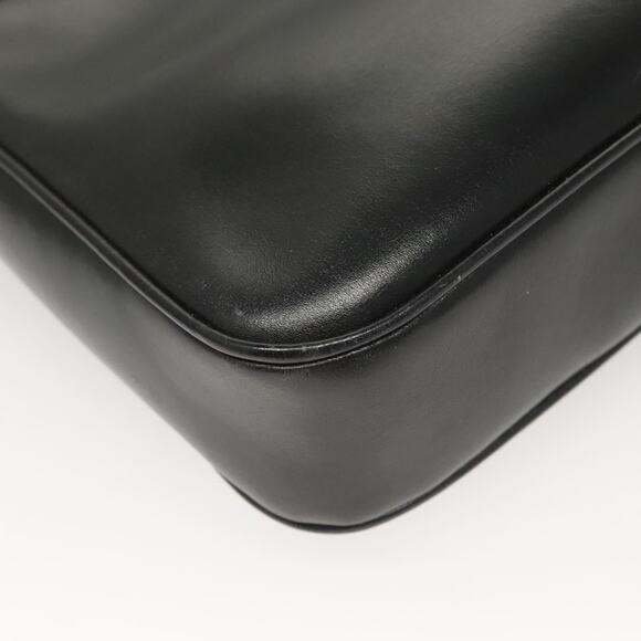 GUCCI Shoulder Bag Leather Black Gold - Picture 12 of 16